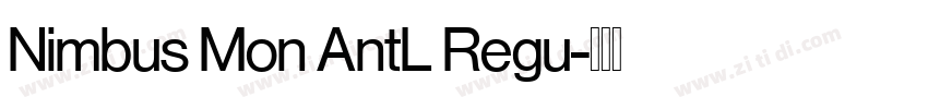 Nimbus Mon AntL Regu字体转换
